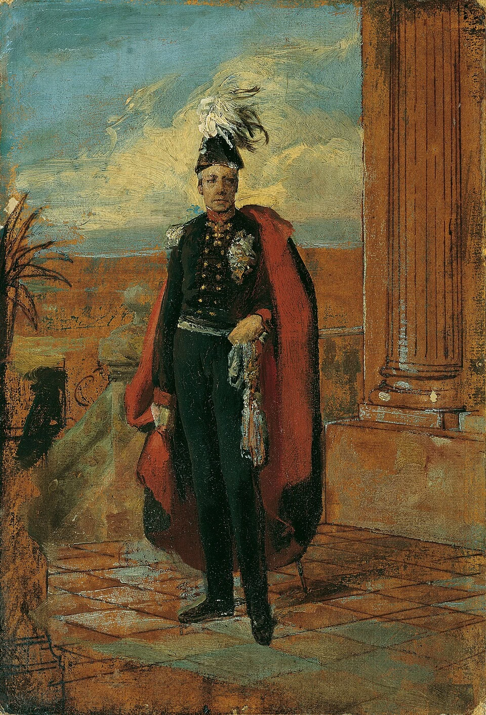 L'imperatore Francesco I d'Austria in uniforme da generale prussiano - Österreichische Galerie Belvedere, Vienna, bozzetto